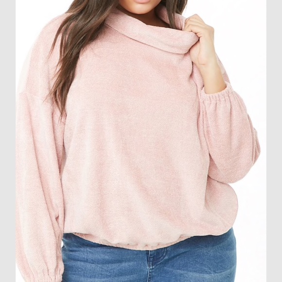 Sweaters - Plus size chenille sweater